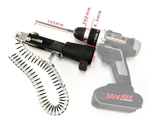 Adaptardor Pistola De Tornillos Para Taladro
