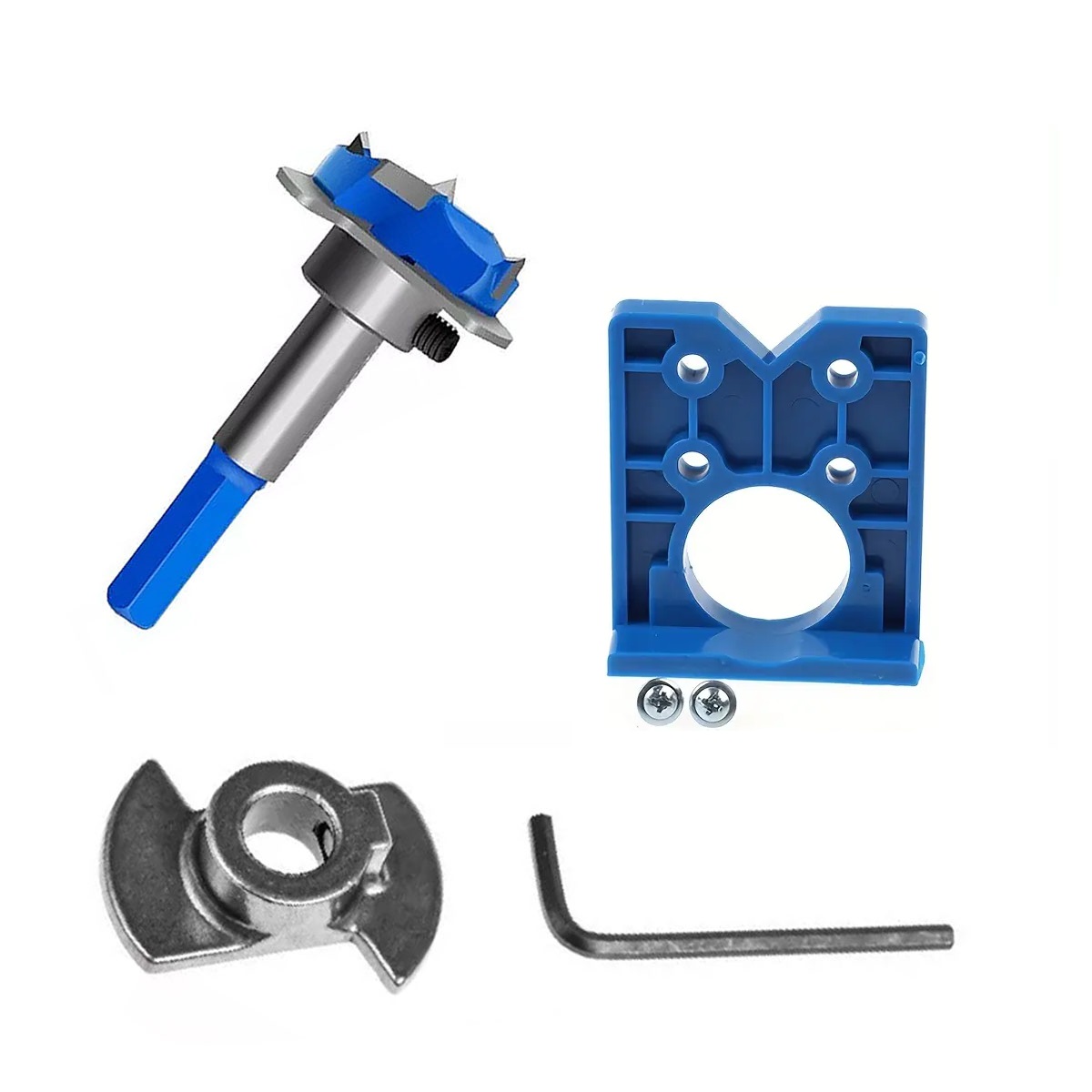 Molde para Instalación de Bisagras con Broca Forstner 88 mm