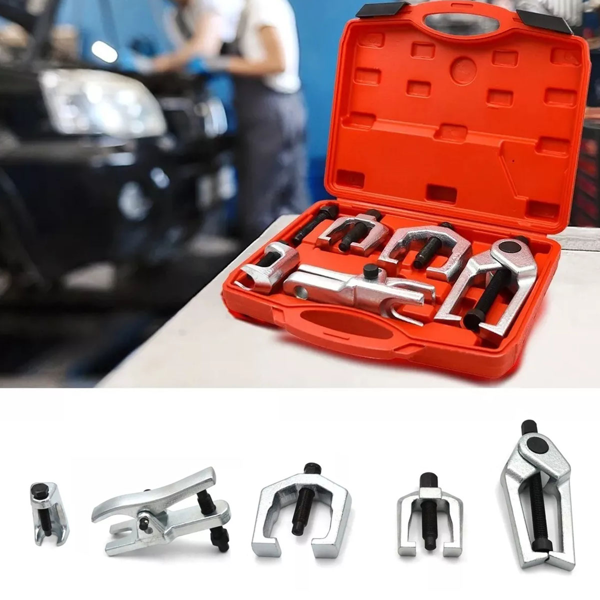 Kit Extractor Rotulas Terminales Extractor De Rotulas 5 Pcs