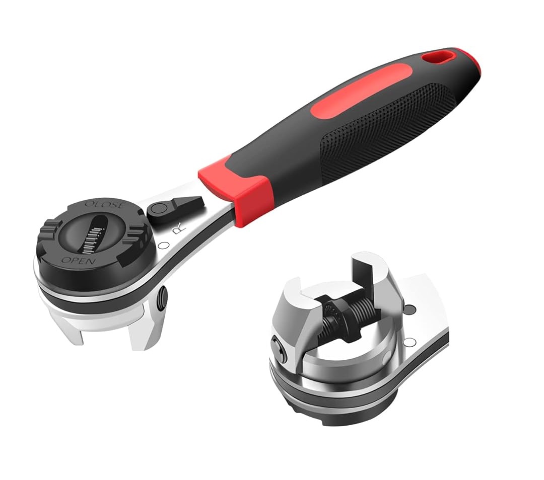 Llave Chicharra Apertura Ajustable, 17 en 1, Marca Flovi