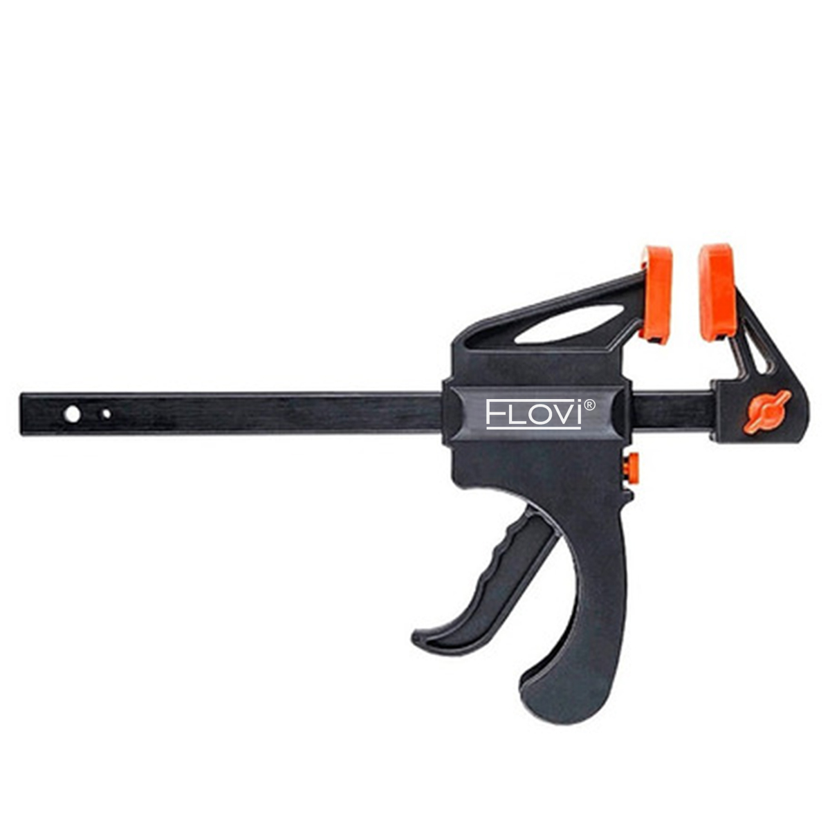 Prensa Carpintera Tipo Sargento Ajuste Rápido 30cm C/extenso, Marca Flovi